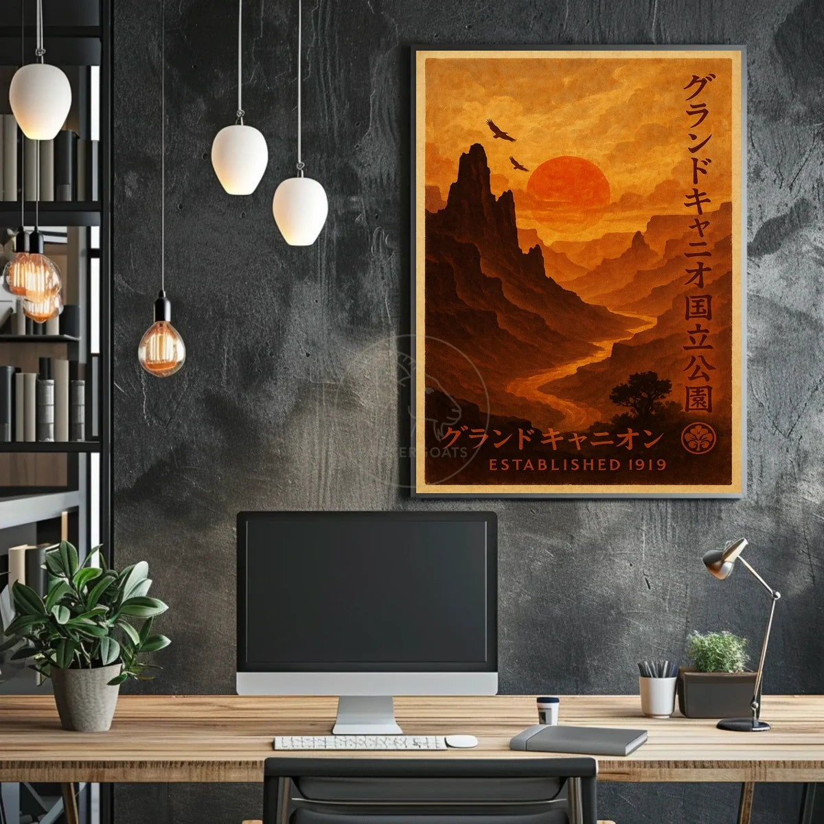 Grand Canyon Serenity Japanese Cultural Heritage Poster