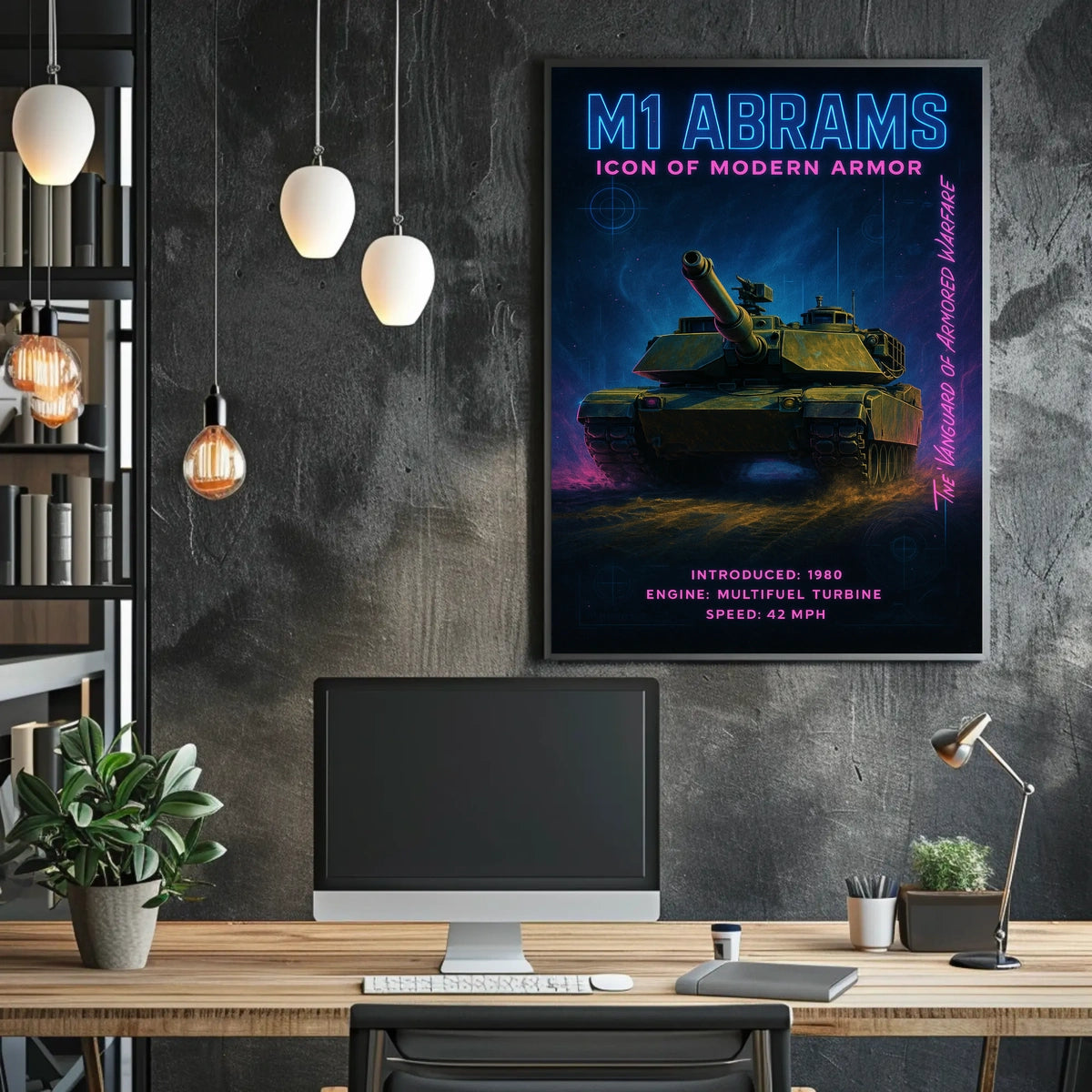 M1 Abrams Icon Of Modern Armor Modern Poster