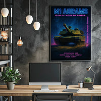 M1 Abrams Icon Of Modern Armor Modern Poster