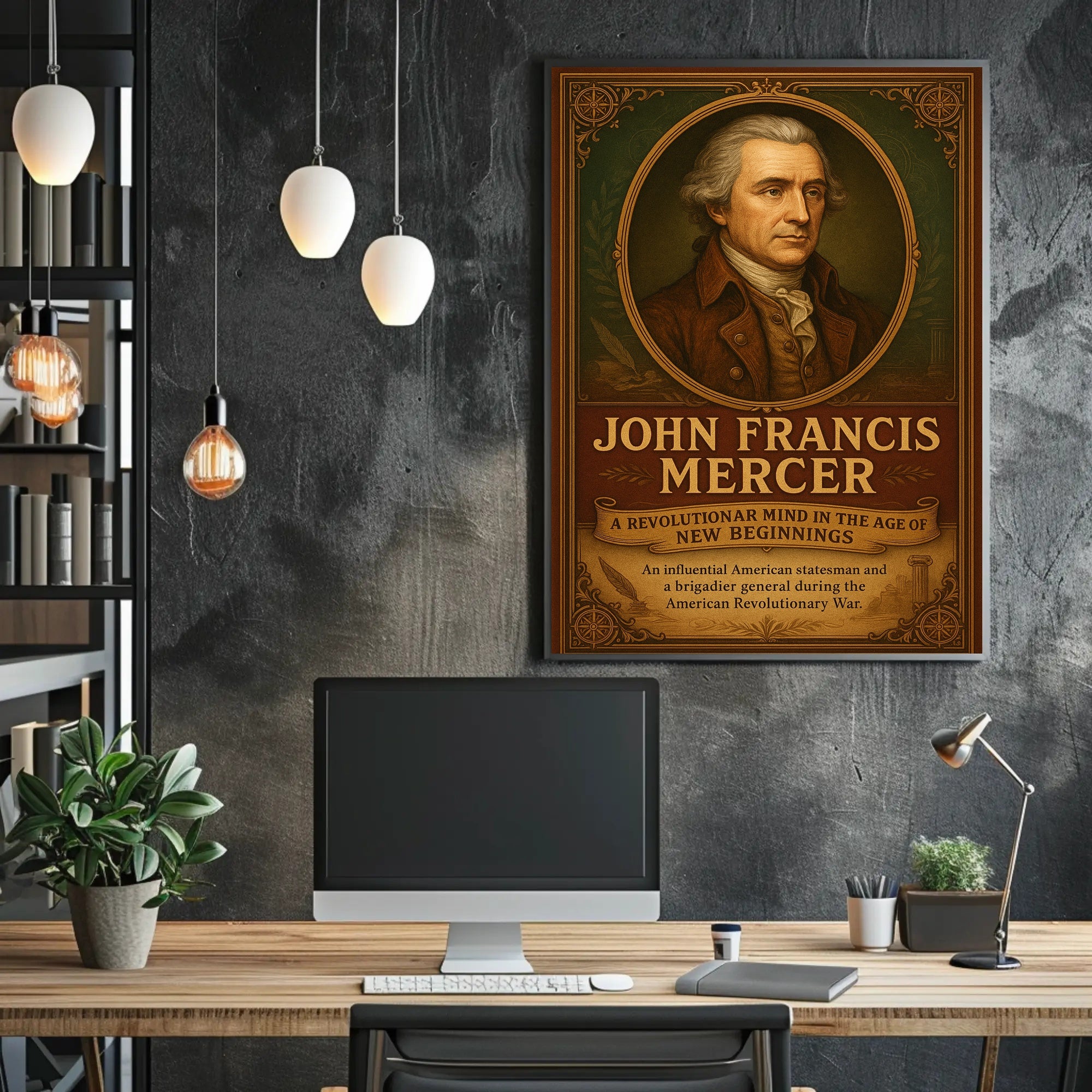 John Francis Mercer Revolutionary Poster