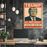 Trump 47Th President Poster