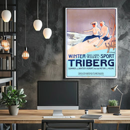 Winter Sports in Triberg Poster