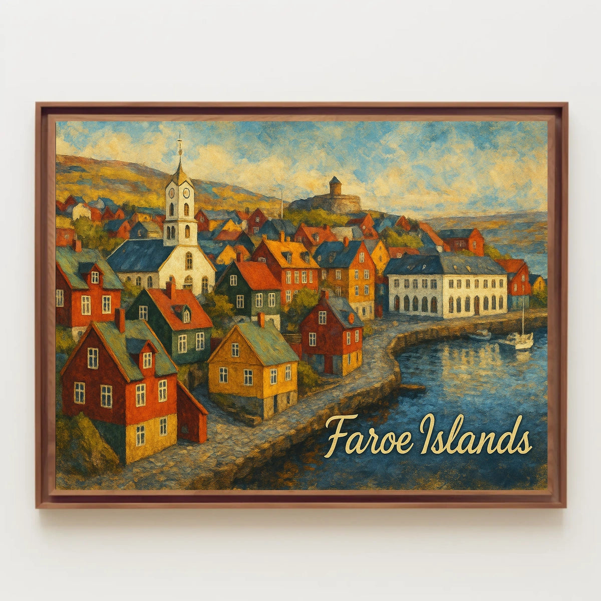 Faroe Islands Scenic View Poster