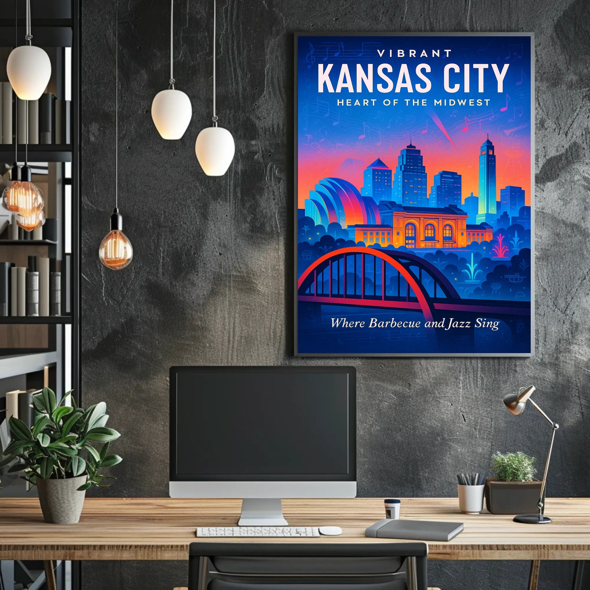 Vibrant Kansas City Poster