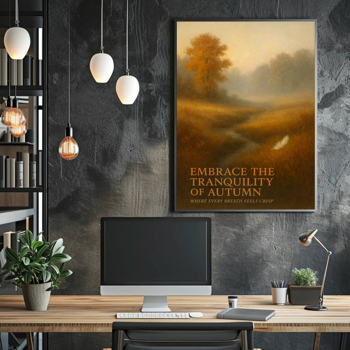 Embrace the Tranquility of Autumn Poster