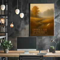 Embrace the Tranquility of Autumn Poster