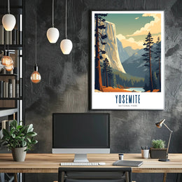 Yosemite National Park Vintage Poster Print