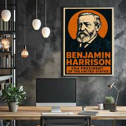 Benjamin Harrison 23rd President Poster