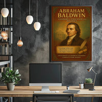 Abraham Baldwin Visionary Vintage Historical or Presidential Poster