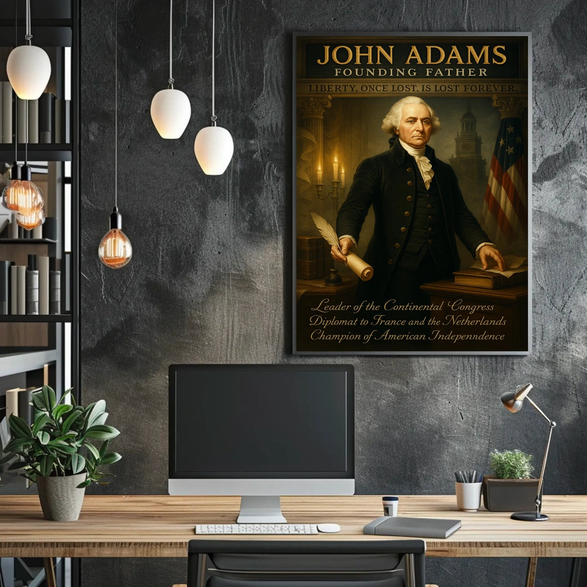 John Adams Founding Father Poster