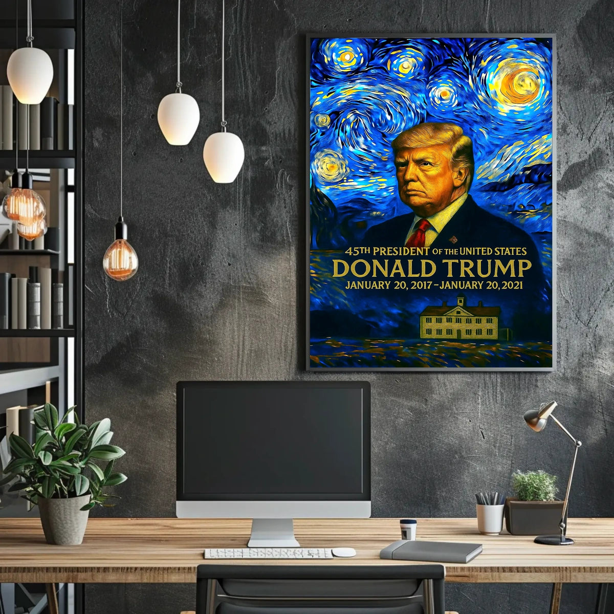 Donald Trump 45th President of the United States Presidential Masterpiece Series Poster