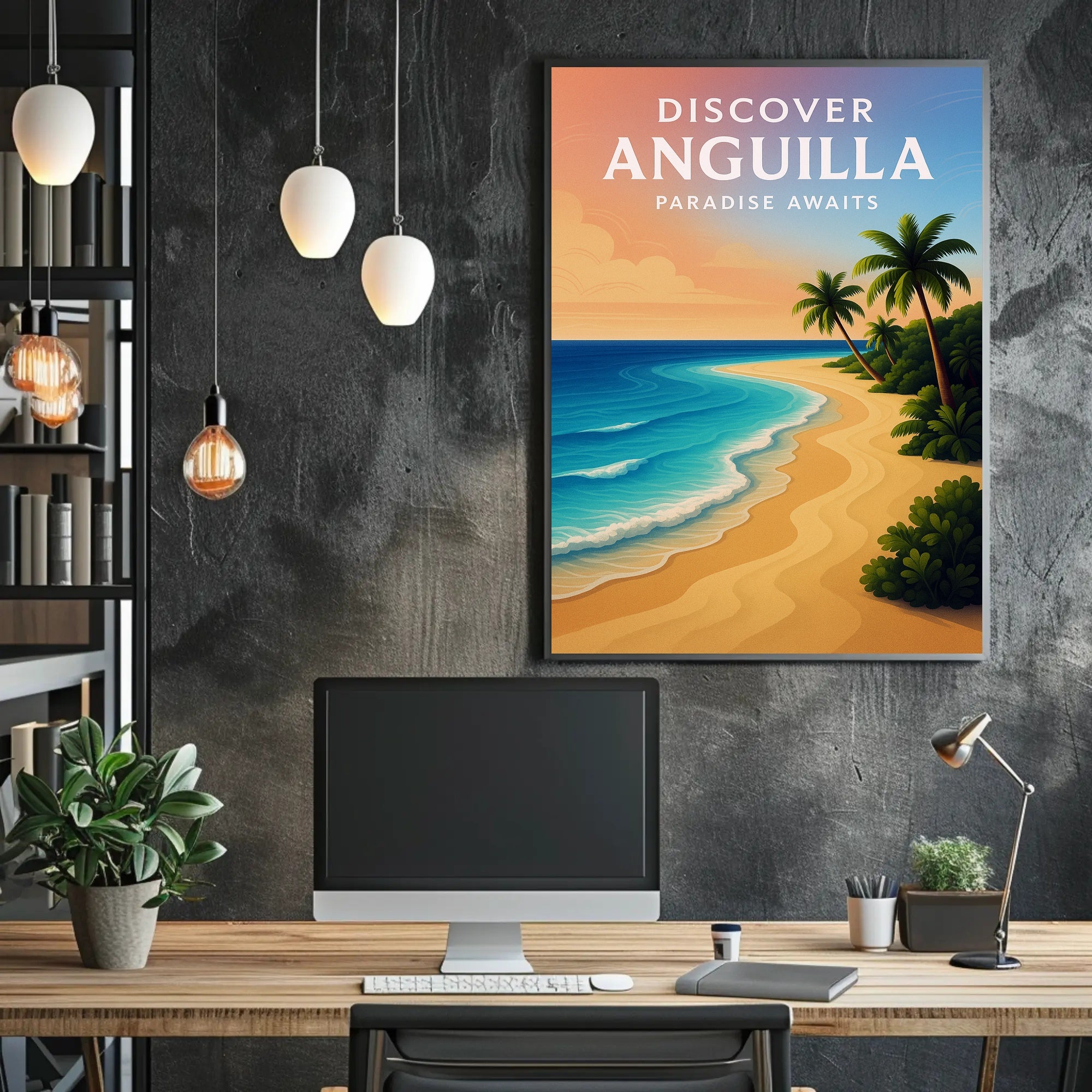 Discover Anguilla Paradise Awaits Poster PosterGoat