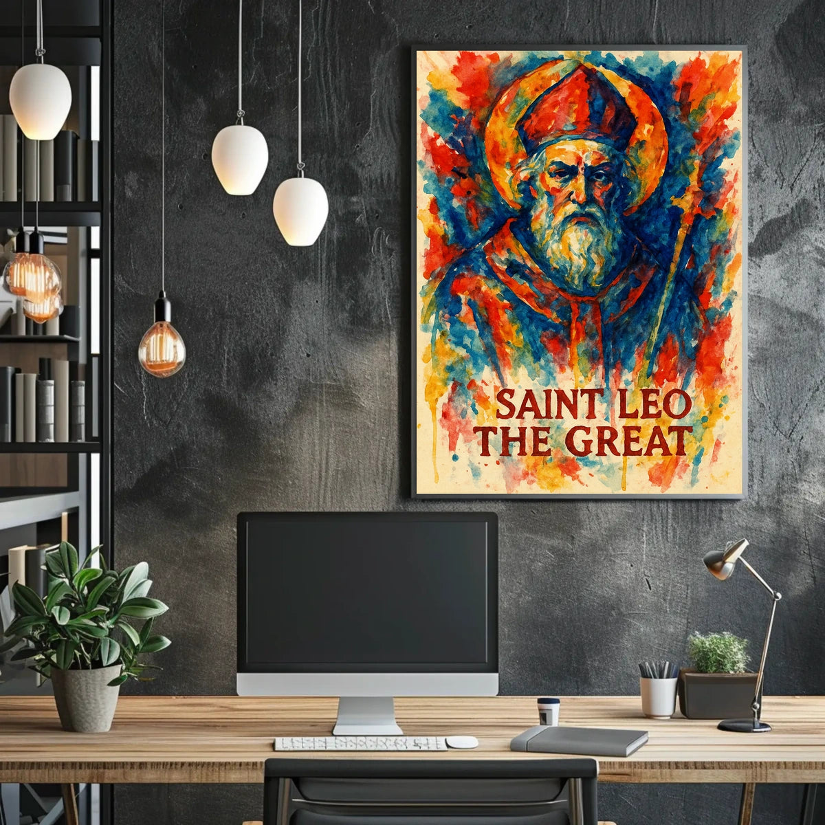Saint Leo Great Sacred Heritage Poster