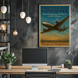 Boeing C-75 Stratoliner Poster
