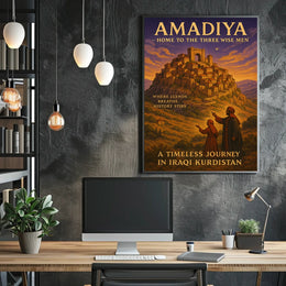 Amadiya Home to the Three Wise Men Poster