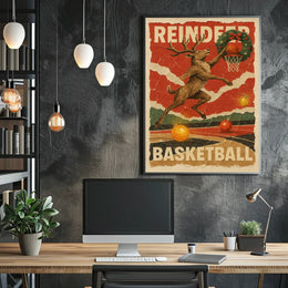 Reindeer Basketball Extravaganza Poster