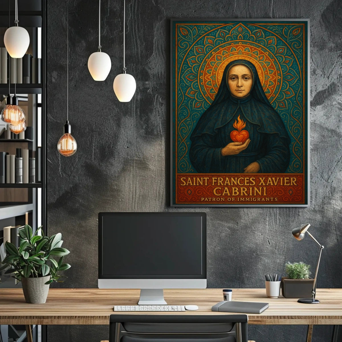 Saint Frances Xavier Cabrini Patron Of Poster