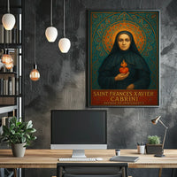Saint Frances Xavier Cabrini Patron Of Poster