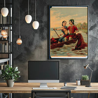 Romantic Boat Ride Poster PosterGoat