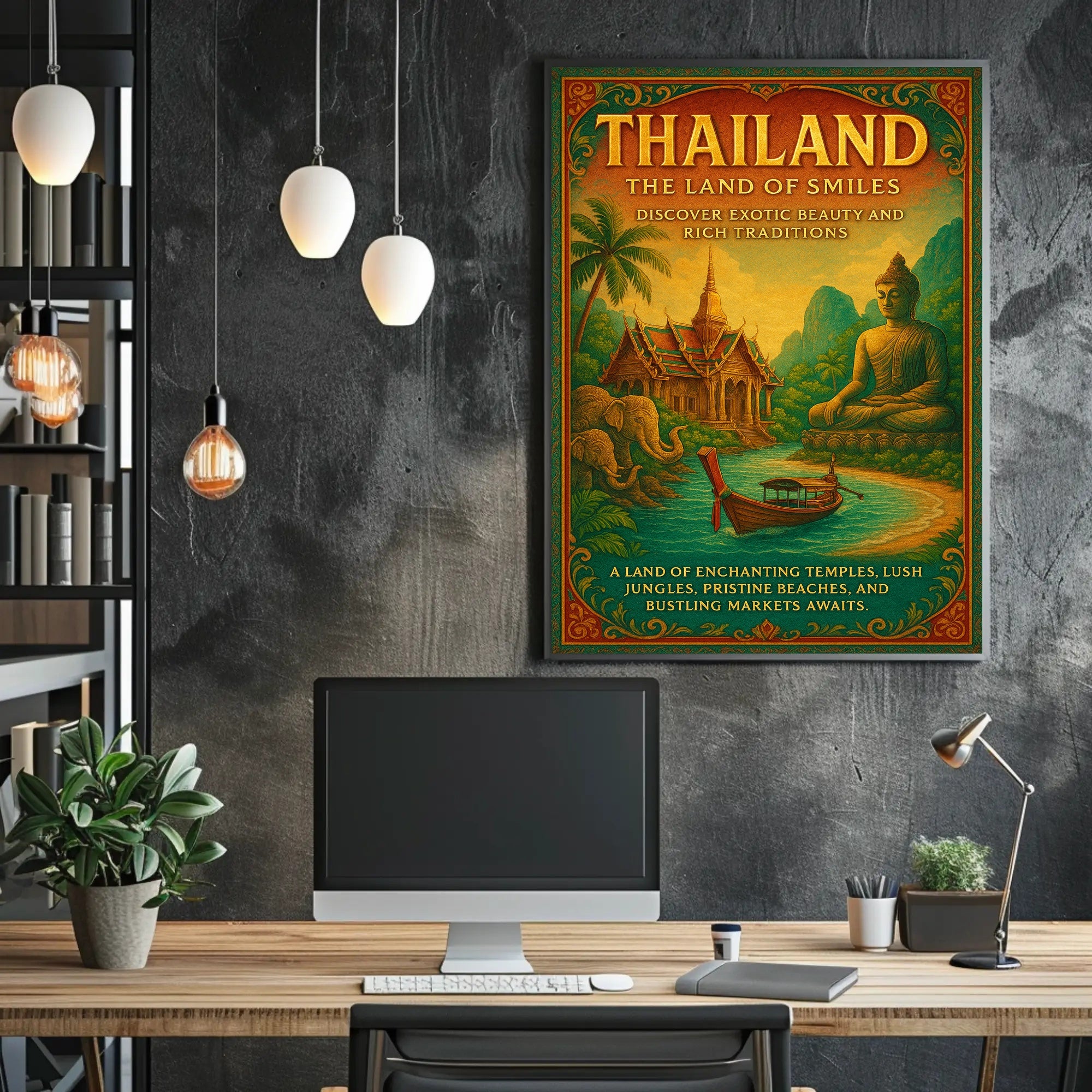 Thailand Enchantment Travel Poster