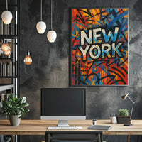 New York Street Art Poster