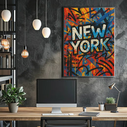 New York Street Art Poster