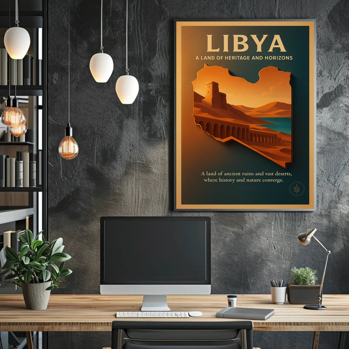 Libya A Land Of Heritage And Horizons Poster