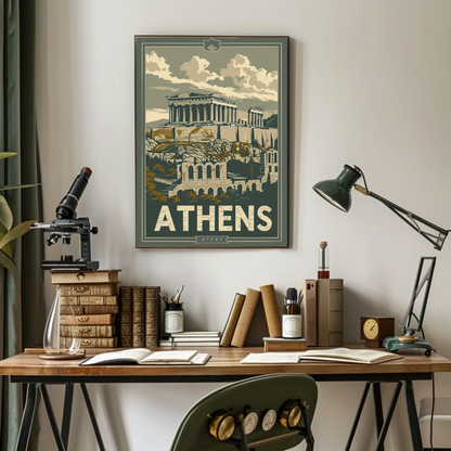 Athens Acropolis Poster