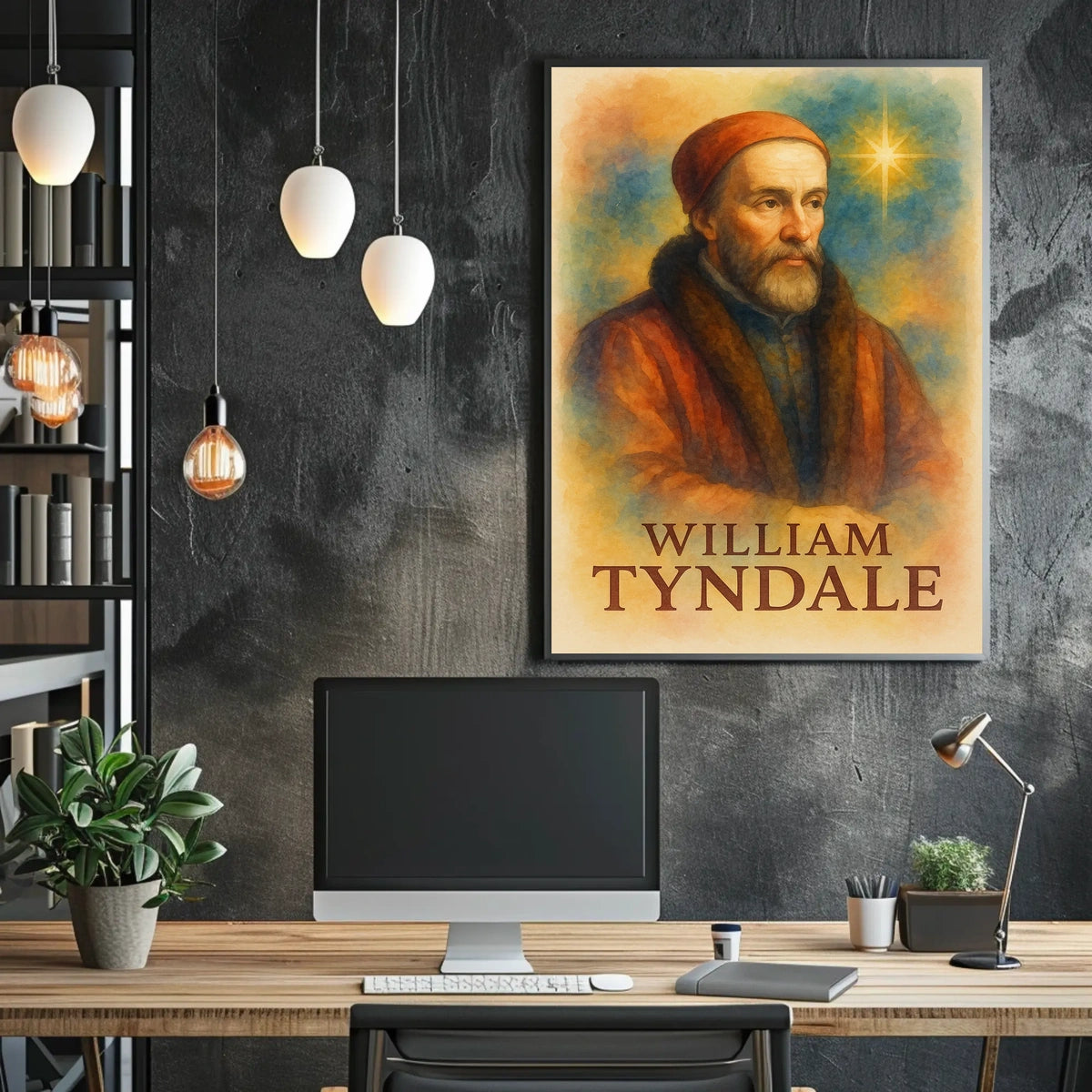 William Tyndale Renaissance Art Print Historical or Presidential Poster