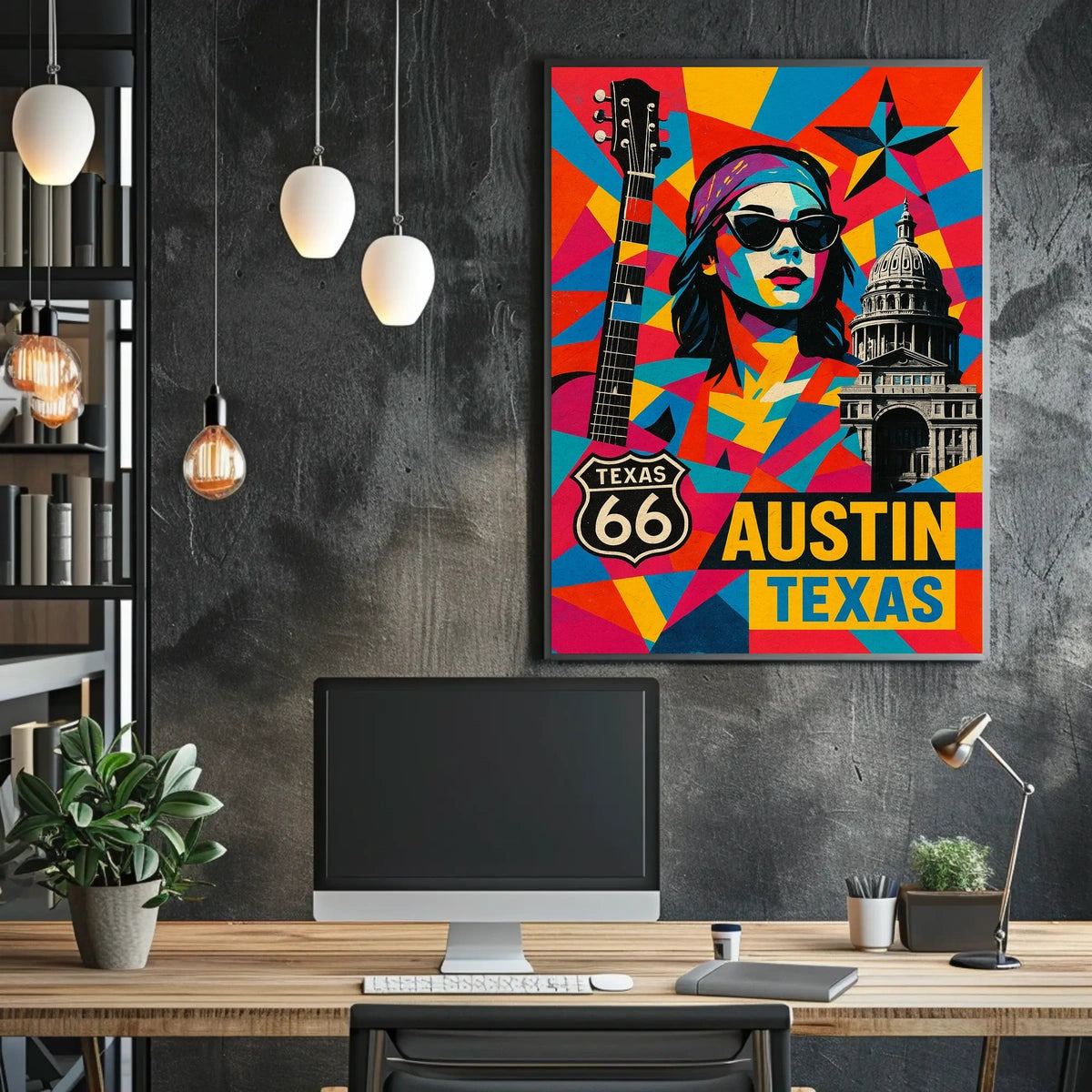 Austin, Texas Vibes Poster