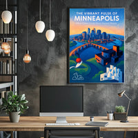 The Vibrant Pulse of Minneapolis Poster PosterGoat