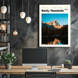Rocky Mountain National Park Scenic Poster Print