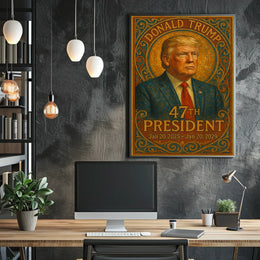 Trump Historical Mosaic Regal Poster