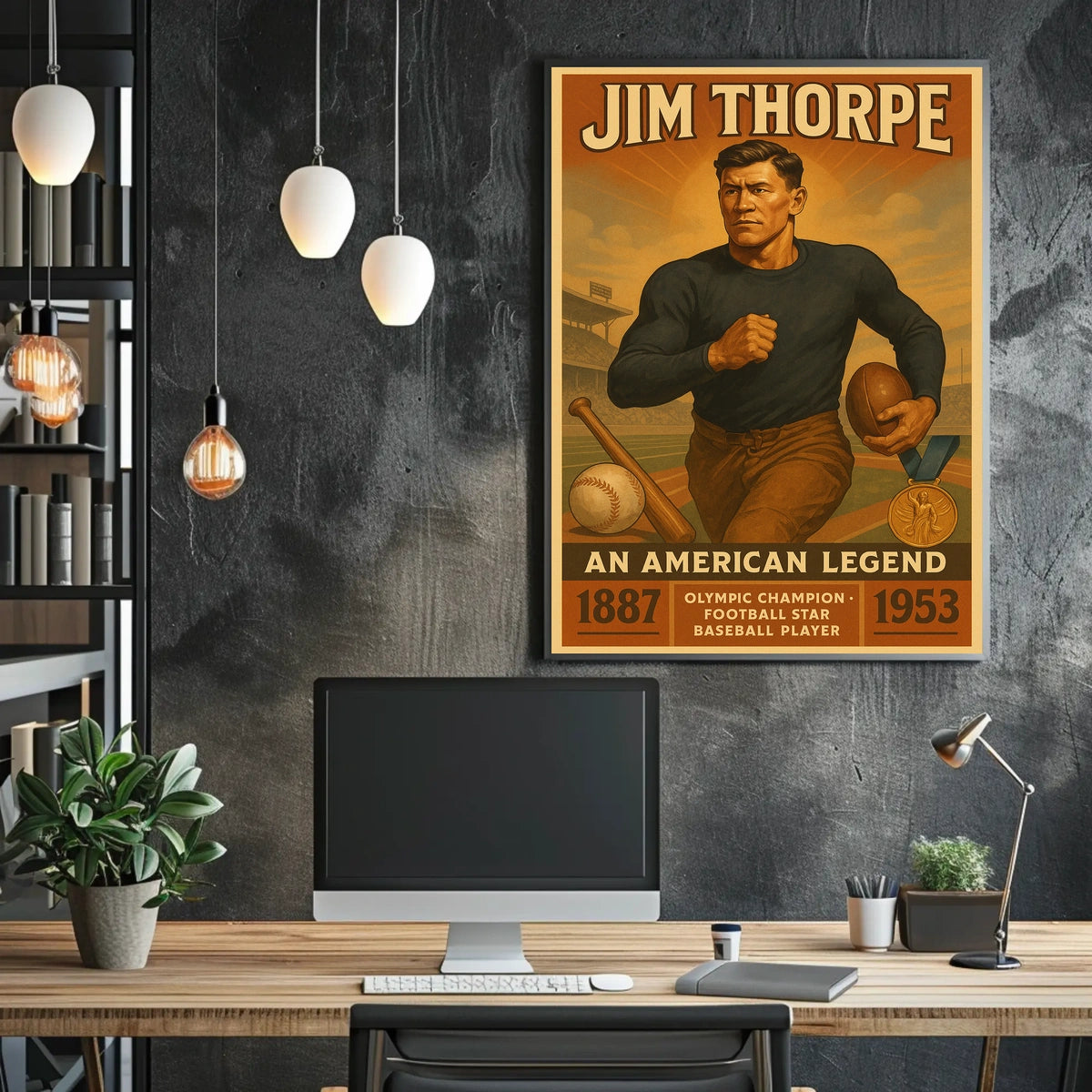 Jim Thorpe The Ultimate Sports Legend Poster