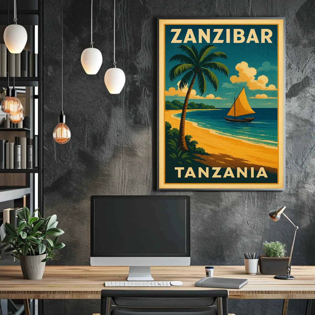 Zanzibar Travel Poster