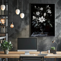 Elegant Still Life Floral Arrangement: Artistic Poster PosterGoat