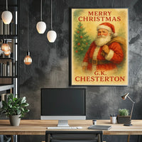 Classic Holiday Cheer Vintage-Style Christmas Cultural Poster
