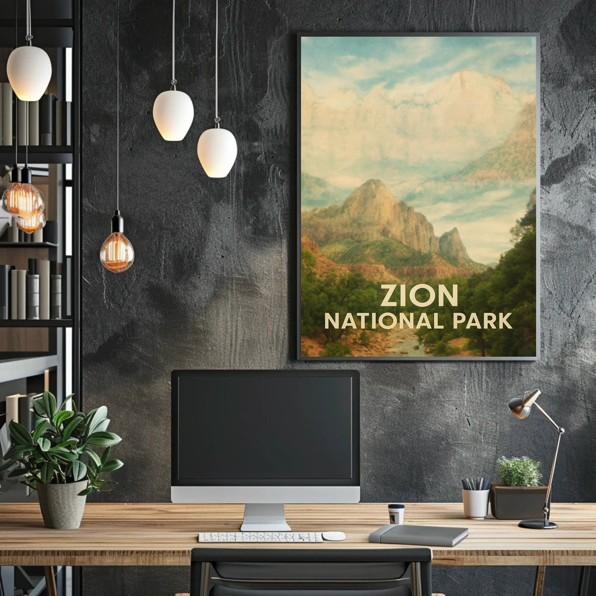 Zion National Park Poster
