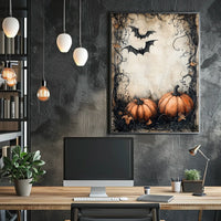 Halloween Vibe: Spooky Autumn Night Artistics Poster