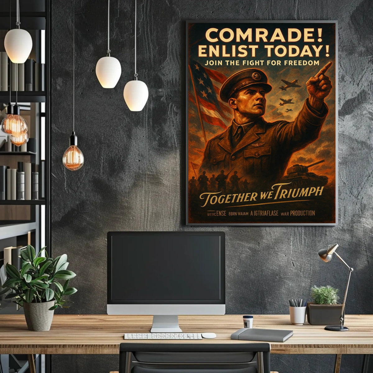 Comrade Enlist Today Poster