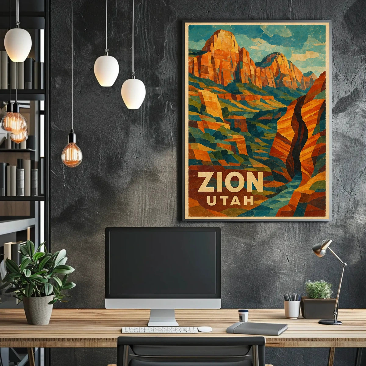 Zion National Park Poster