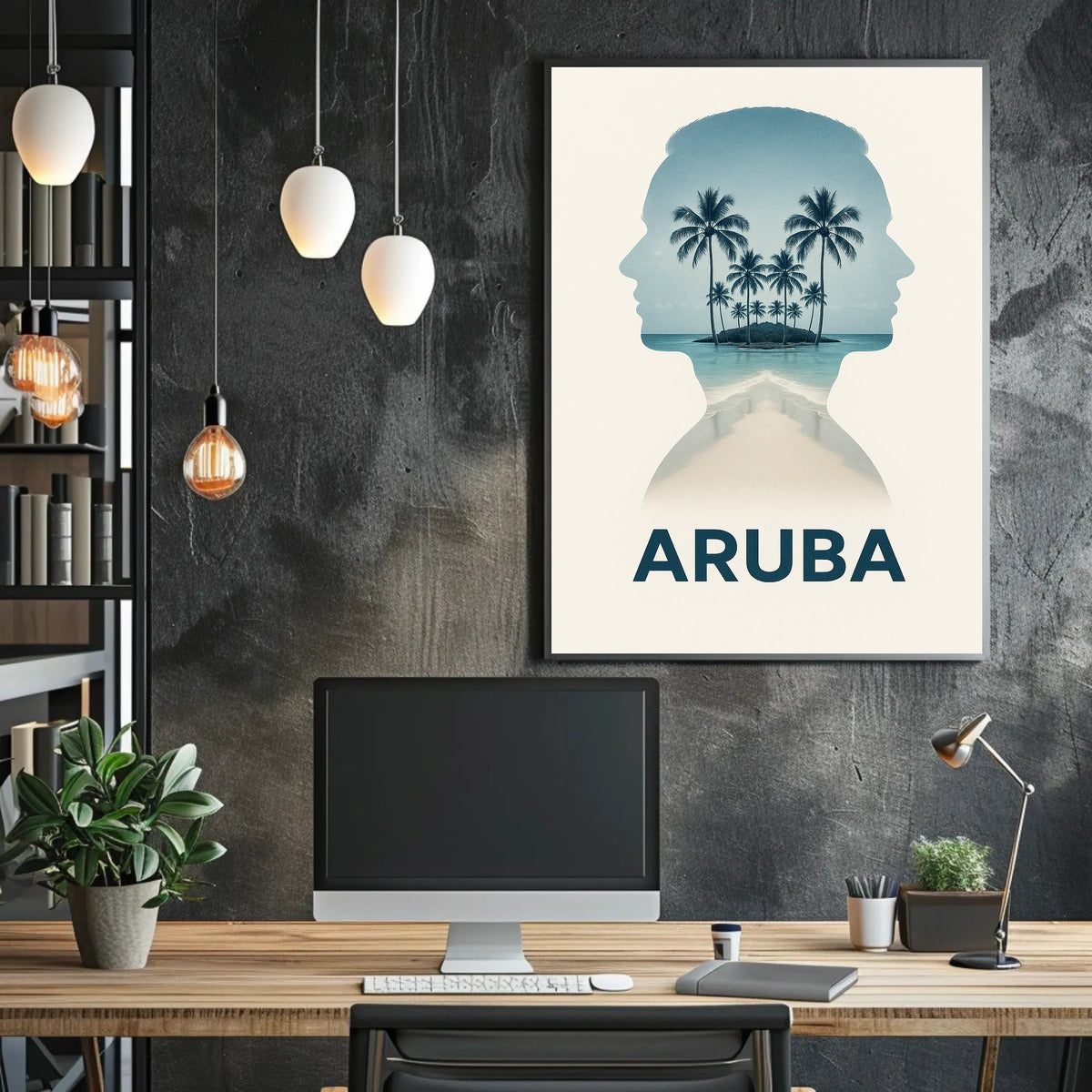 Aruba Tropical Escape Poster