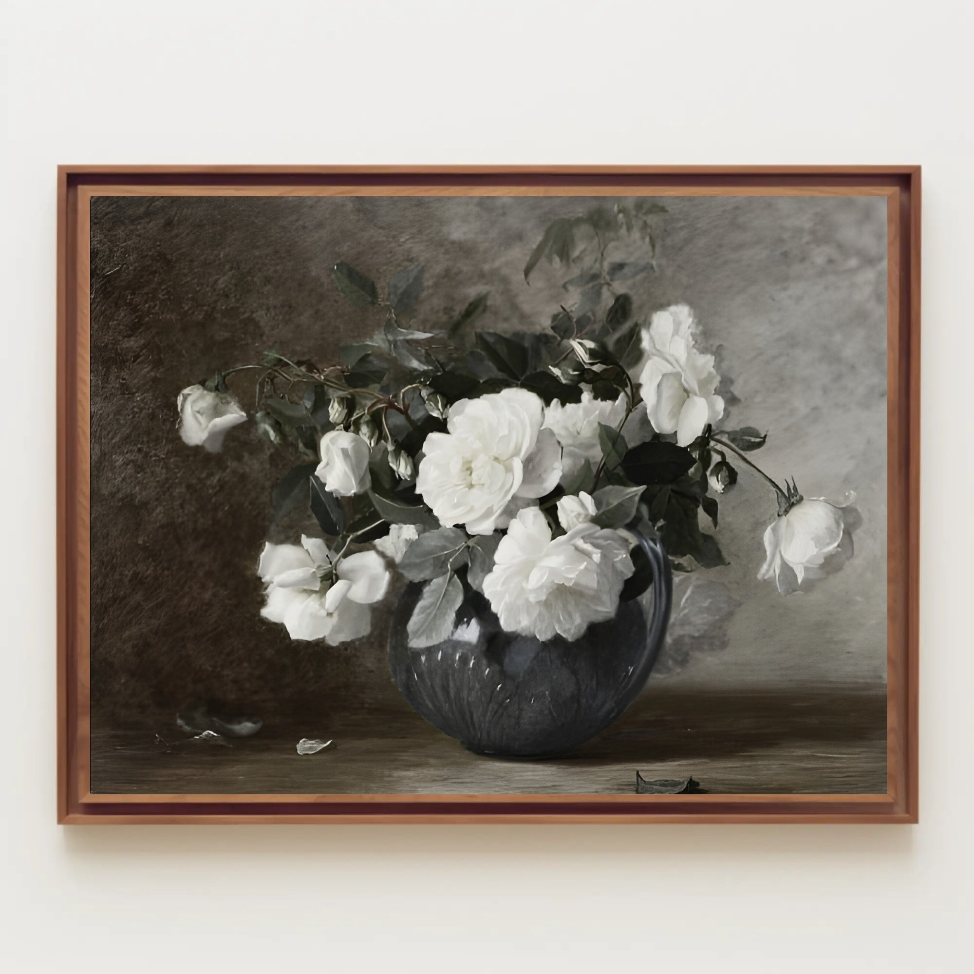 Elegant Floral Still Life Poster
