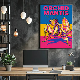 Orchid Mantis Poster