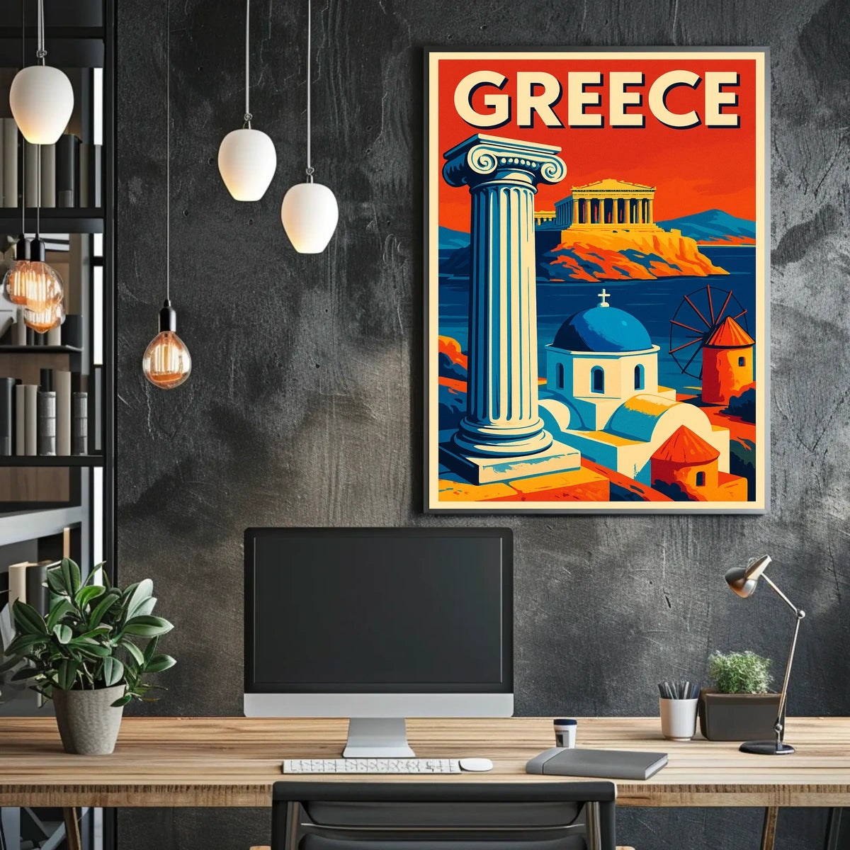 Greece A Timeless Journey Poster