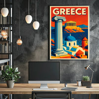 Greece A Timeless Journey Poster