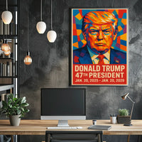 Donald Trump 47th President Poster