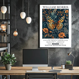 William Morris Exhibition Cotton Prints Cultural or Heritage Poster