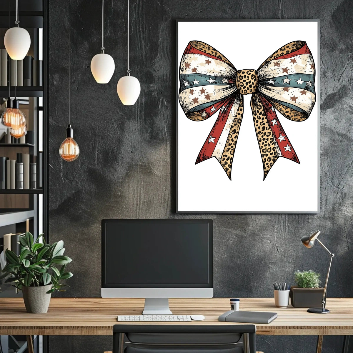 patriotic bow Poster