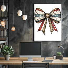 patriotic bow Poster
